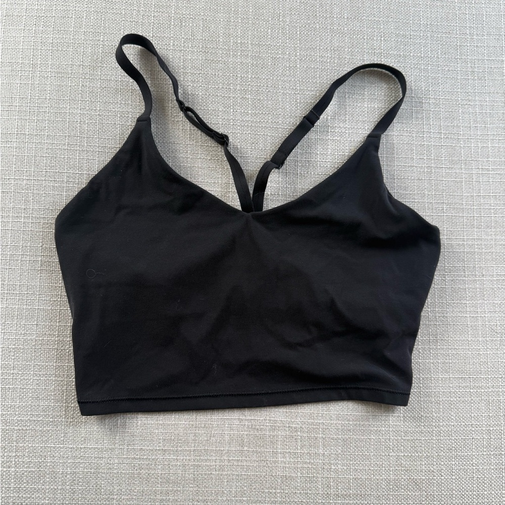 Athleta Black Racerback Sports Bra
